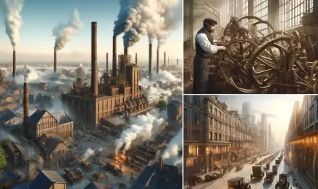 Plusieurs illustrations de machines à vapeur et de cheminées